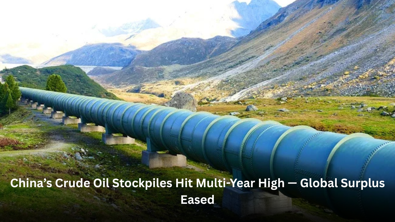 China’s Crude Oil Stockpiles Hit Multi-Year High — Global Surplus Eased